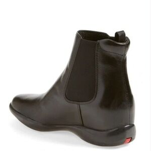 Prada Leather Chelsea Boots